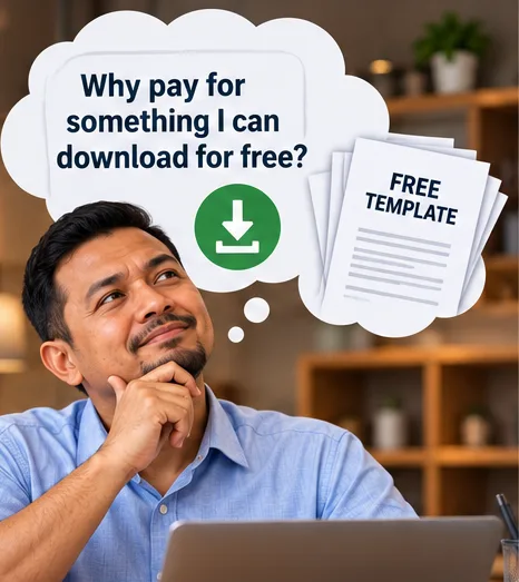 HR Myth #15: "Let's just copy a contract online ; no need to pay for HR templates."