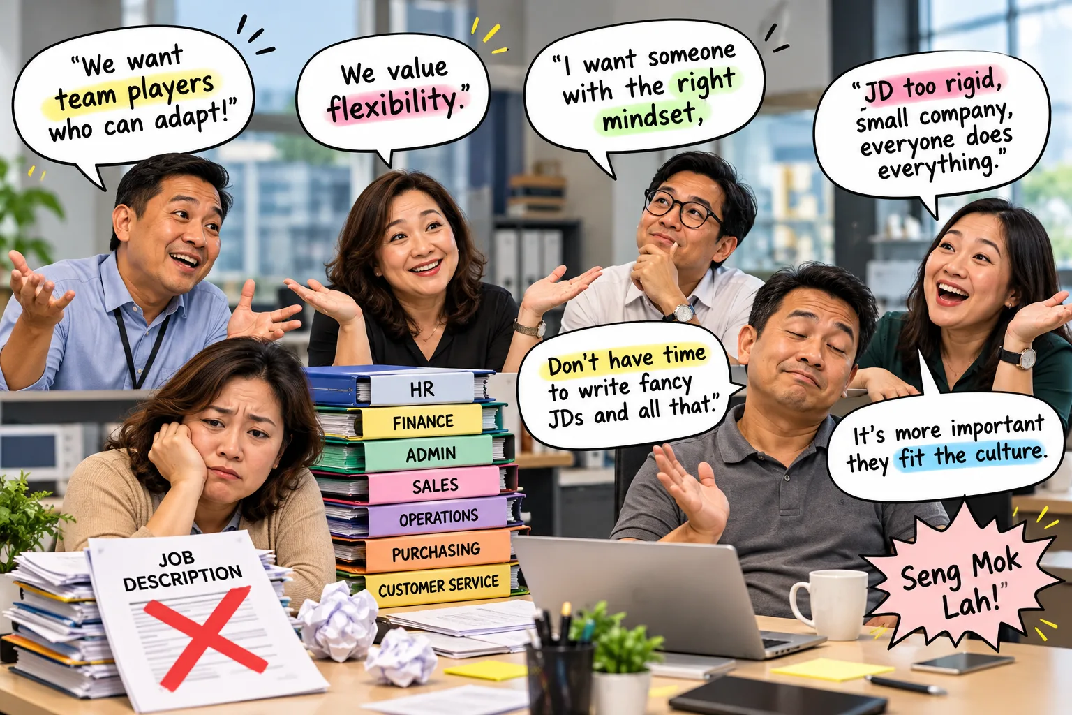 HR Myth #8: We hire based on Attitude. JD? "What's that?Apa tuu?!"